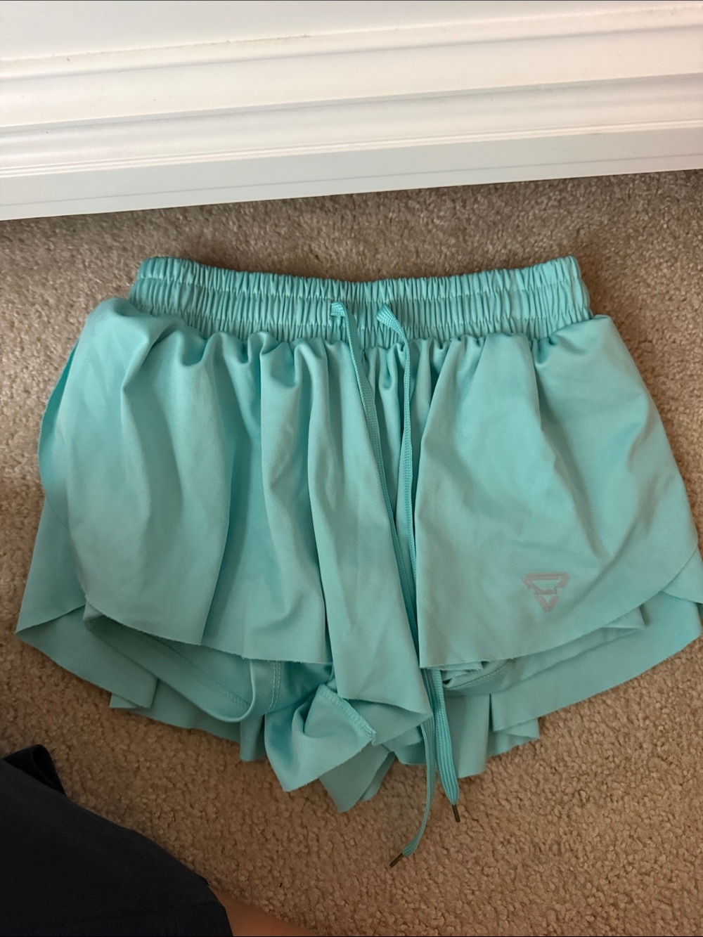 Teal size medium butterfly shorts
